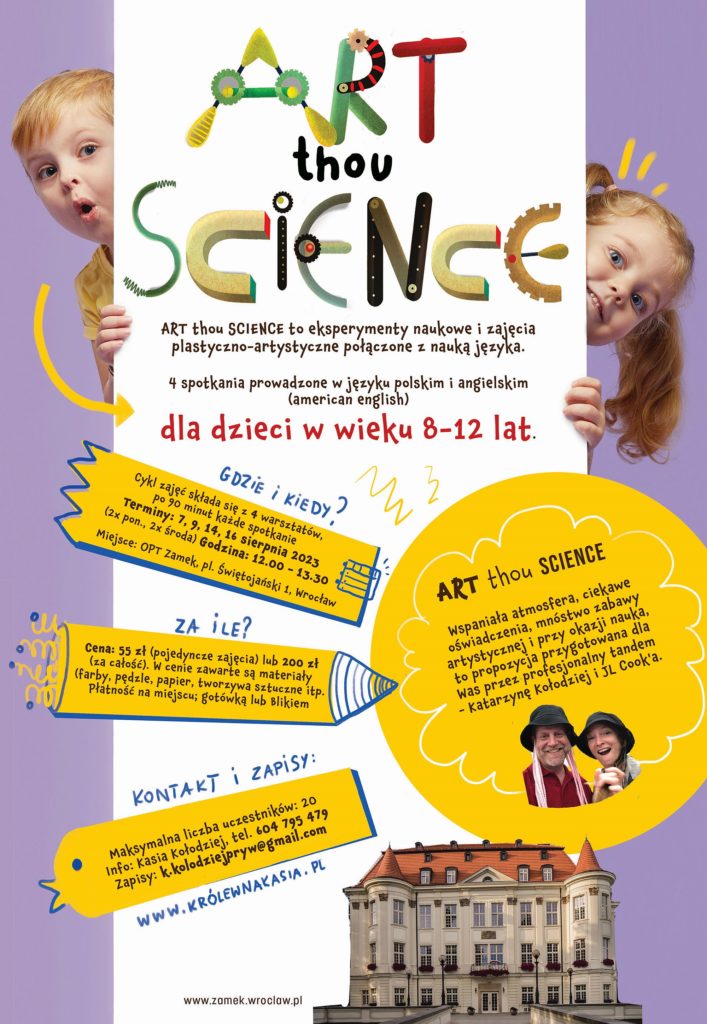 ART thou SCIENCE - eksperymenty naukowe i zajęcia artystyczne połączone z nauką języka angielskiego